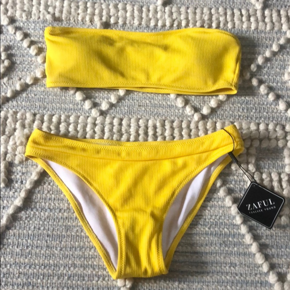 Yellow bikini set